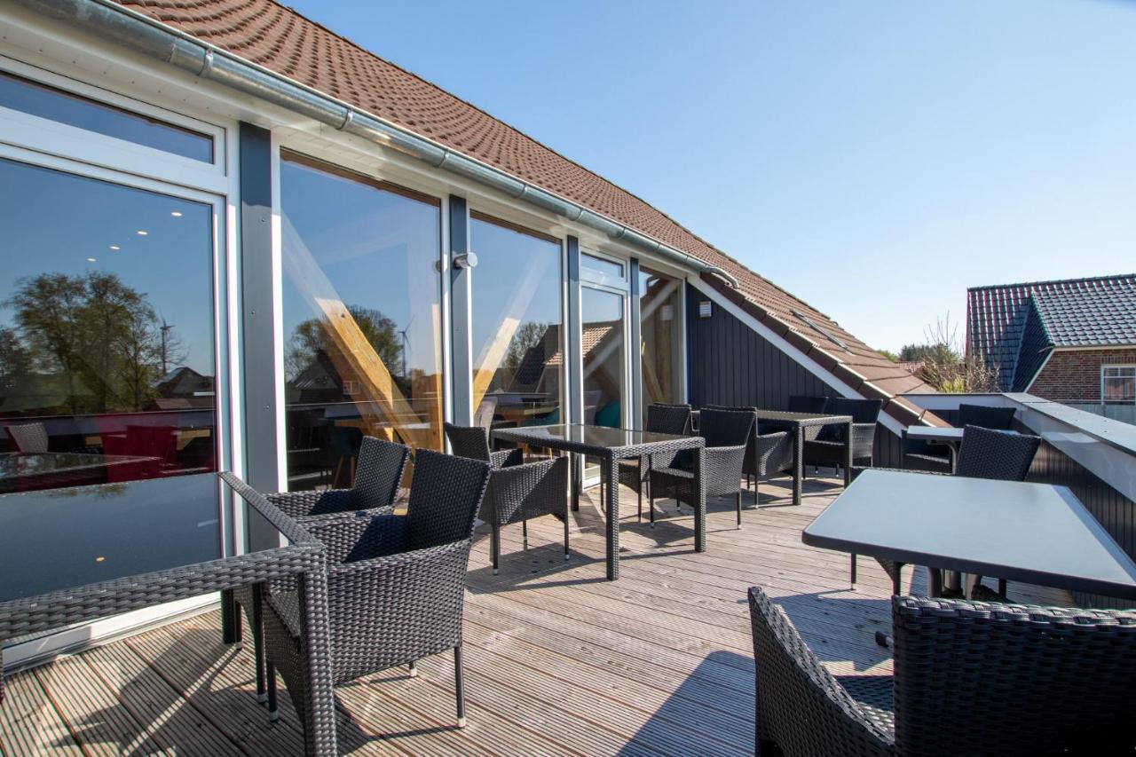 Apartmenthaus Djuren Dornum Buitenkant foto